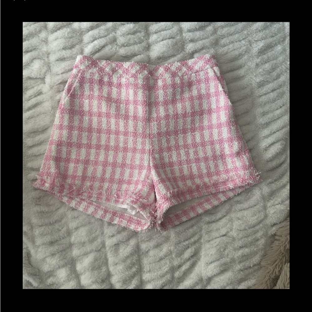 English Factory Textured Detailed Shorts